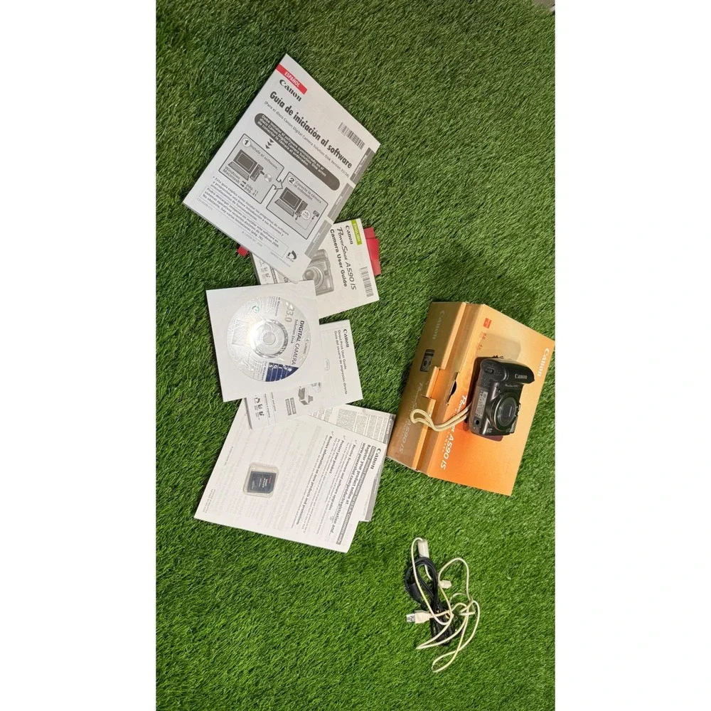 Canon PowerShot A590 IS Digital Camera 8MP 4x Optical Zoom